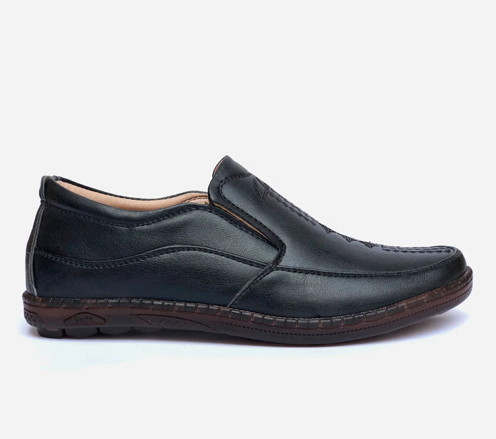 clarks medicated shoes black soft leather BL202