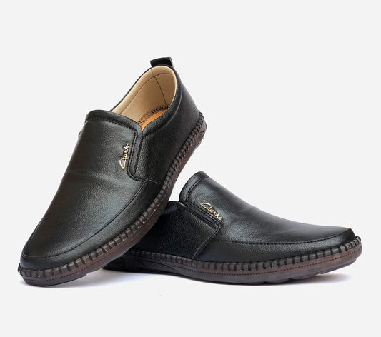 clarks shoes black leather BL101