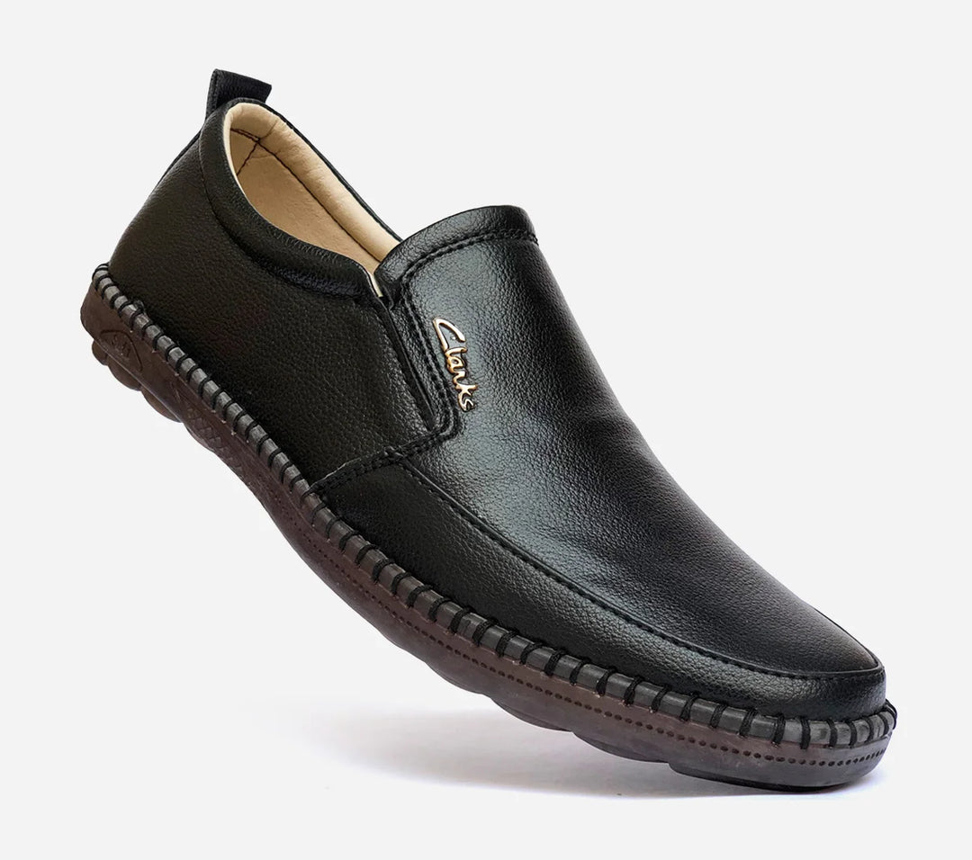 clarks shoes black leather BL103