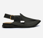 peshawari Zalmi leather sandal black color ZLBL102
